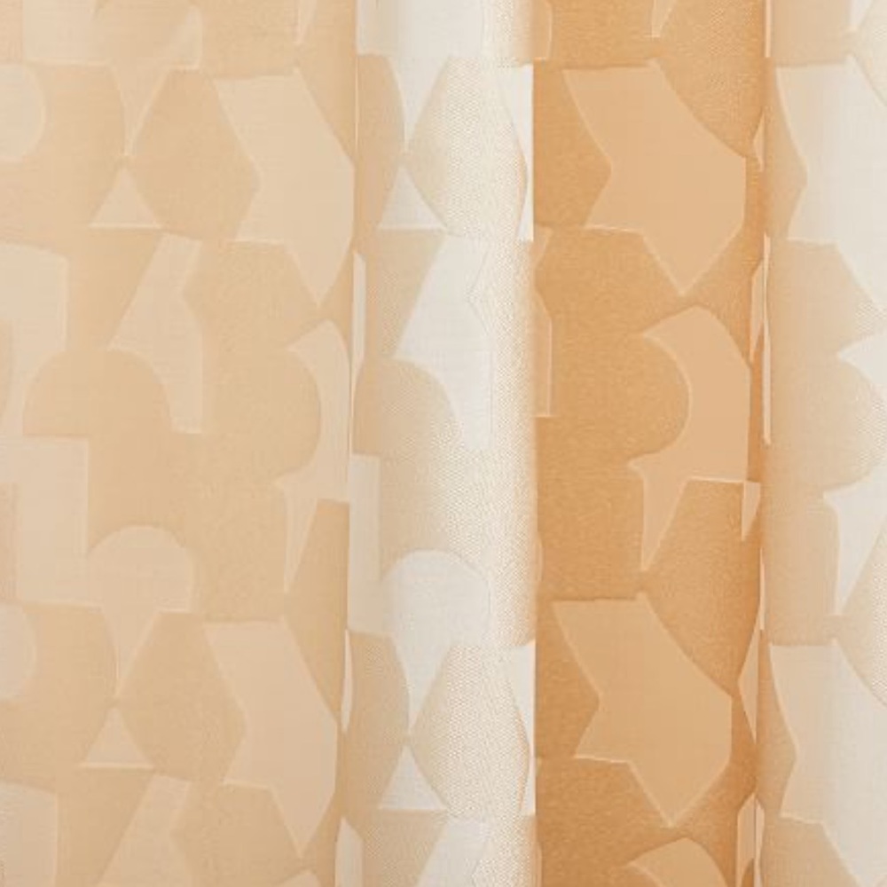 *NWT* west elm Geo Puzzle Jacquard Curtain - Picture 2 of 7